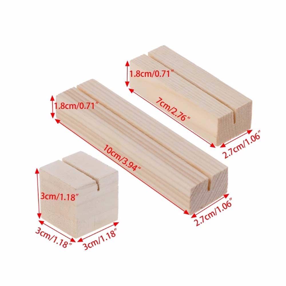 PEWANY Giá Đỡ Kẹp Ảnh / Thẻ Ghi Chú Bằng Gỗ Tự Nhiên Trang Trí Nhà Cửa / Văn Phòng