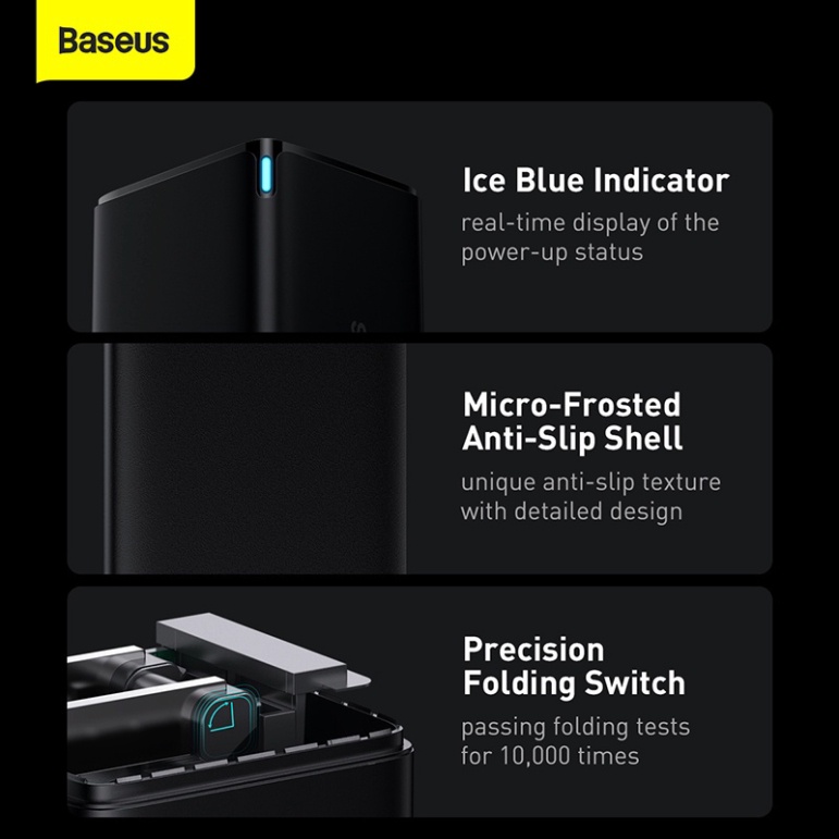 Củ sạc nhanh Baseus GaN 65W / 45W / Gan3 pro USB Quick Charge 4.0 3.0  PD cho Smartphone/ Tablet/ Ipad/ Macbook/ Laptop