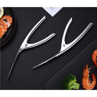 Dụng cụ bóc tôm, bề bề bằng inox