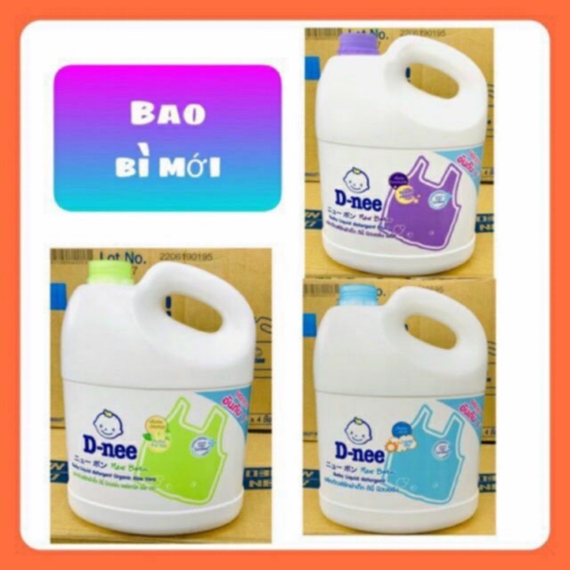 Nước giặt Dnee 3L chính hãng team Đại thịnh
