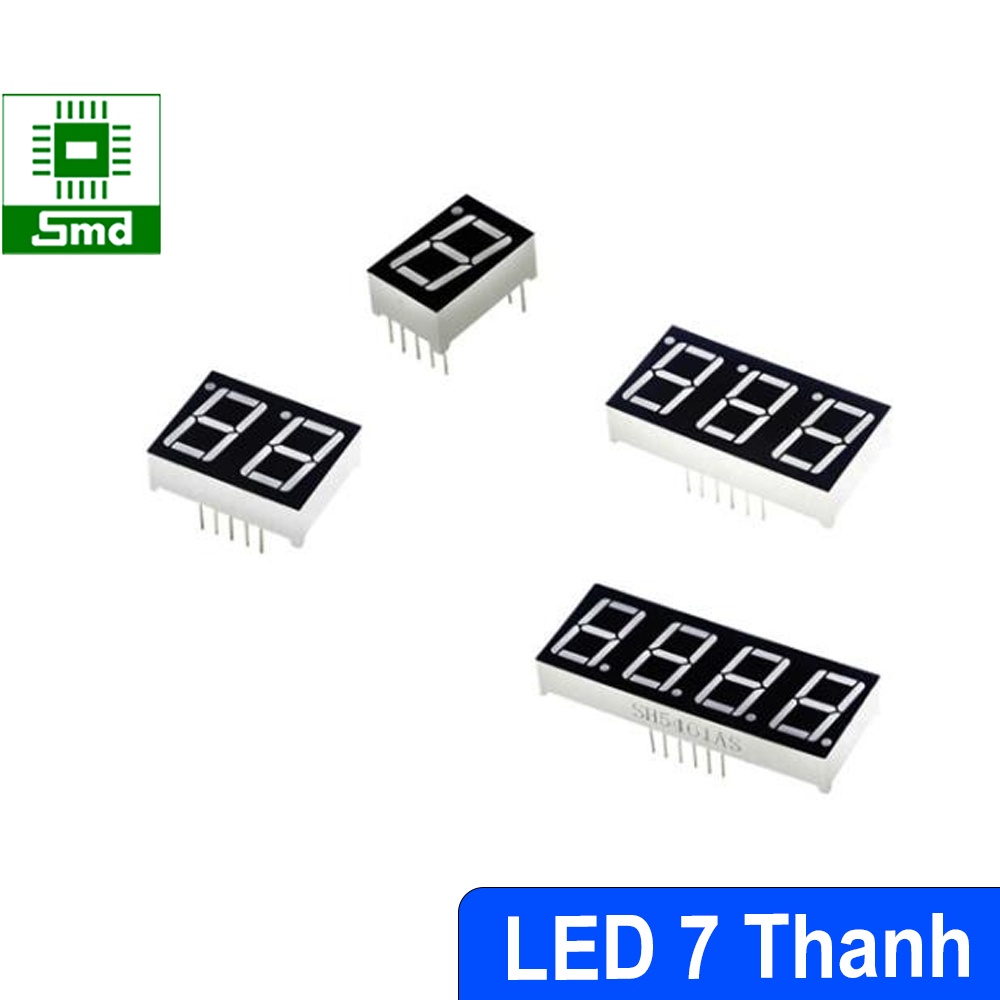 Các Loại Led 7 Thanh 0.36 0.56 Âm Chung Dương Chung Các Loại