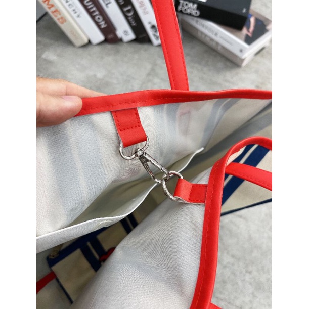 Túi tole MLPi  Boston Stripe chữ B