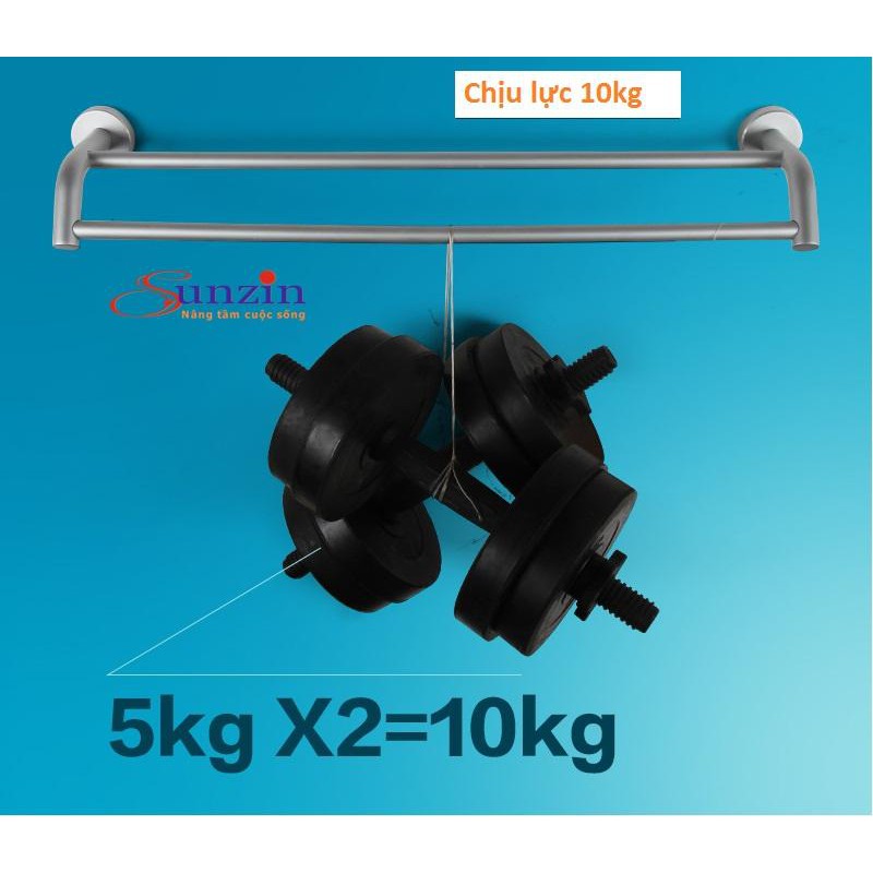 Thanh vắt khăn mặt đôi nhôm Sunzin
