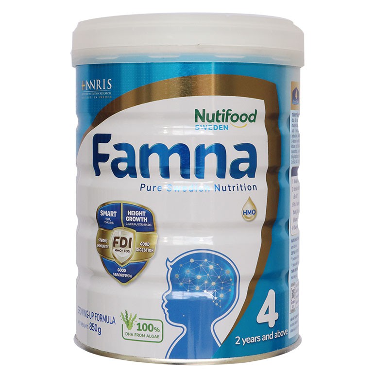 Sữa Bột Nutifood Famna Số 4 Hộp 850g