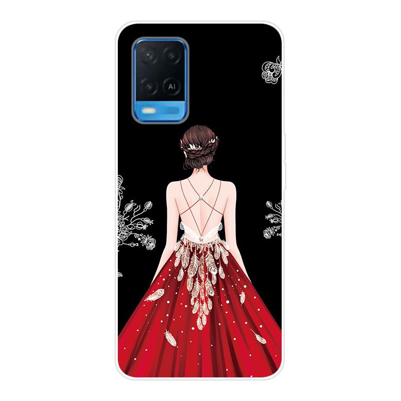 Ốp điện thoại OPPO A54 dẻo họa tiết hoạt hình dễ thương