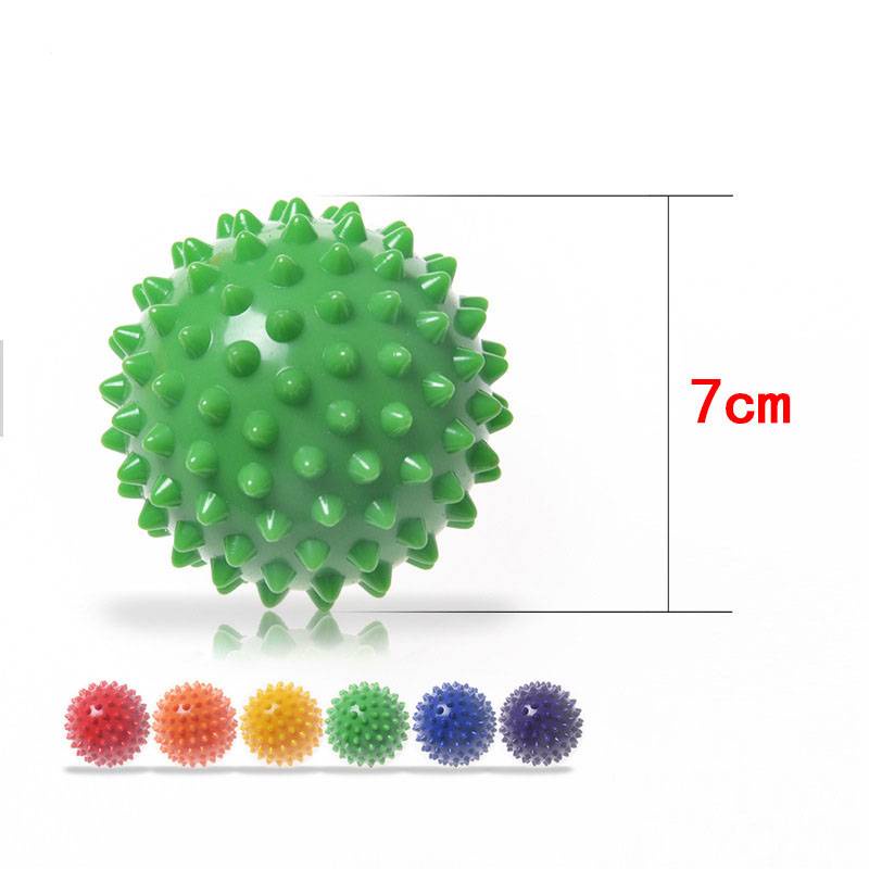 Durable PVC Spiky Massage Ball Trigger Point Sport Fitness Hand Foot Pain Relief Plantar Fasciitis Reliever Hedgehog Balls Elink