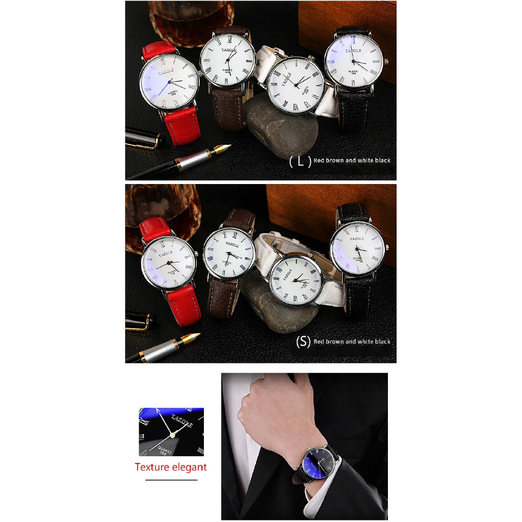 Fashion watch waterproof casual belt watch men and women models couple watches thin belt