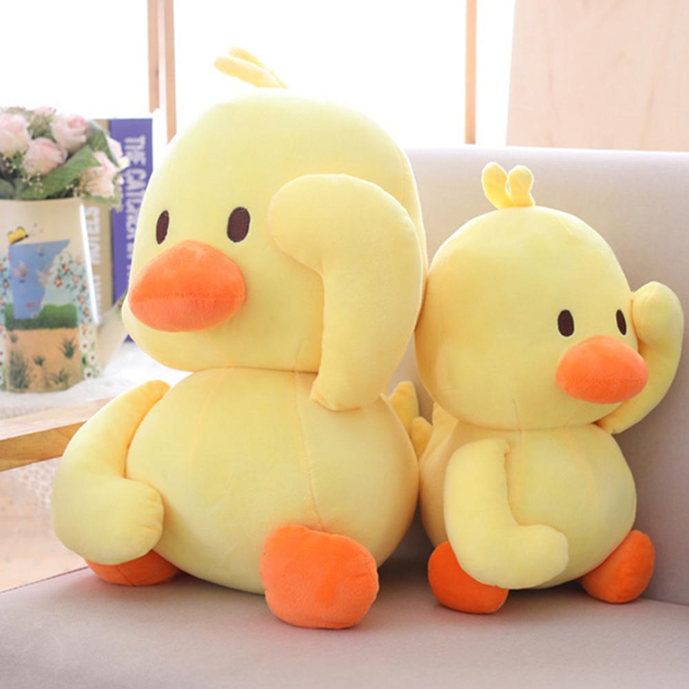 Thú Nhồi Bông Hình Chú Vịt Màu Vàng Đáng Yêu Cho Bé