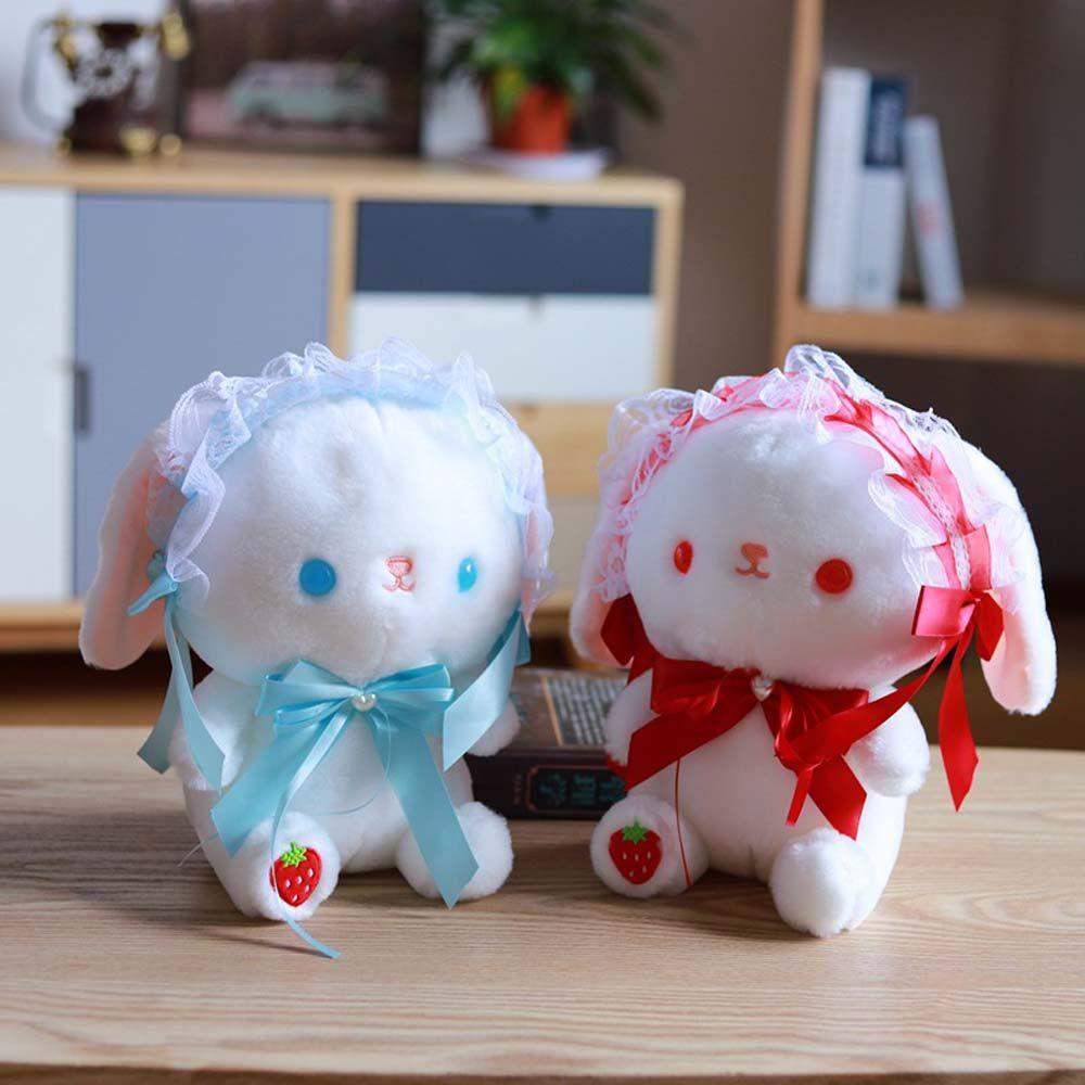 Thỏ Nhồi Bông Chất Liệu Cotton Mềm Mại Trang Trí Nhà Cửa