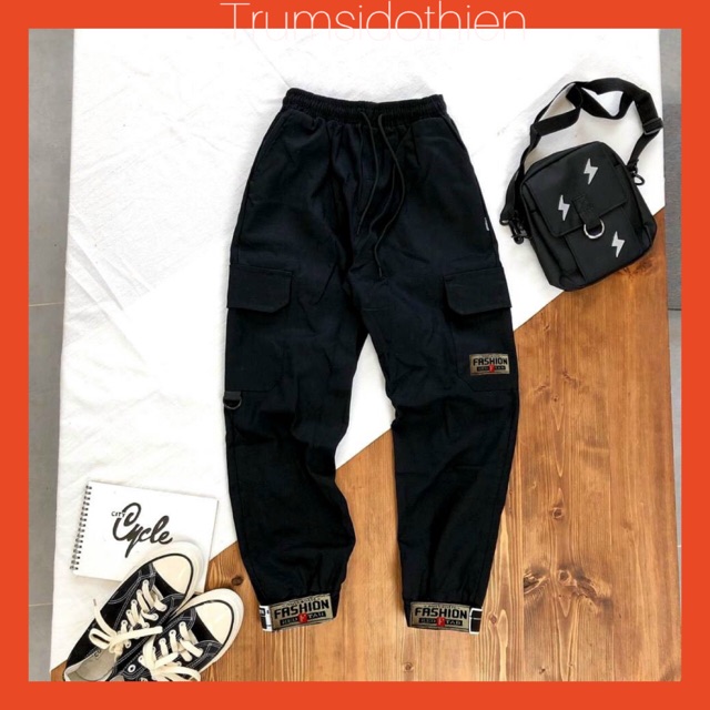 [👉Túi hộp - Cực Chất !!] Quần jogger kaki túi hộp dán gấu siêu hot, quần kaki, quần jogger nam , quần baggy | BigBuy360 - bigbuy360.vn