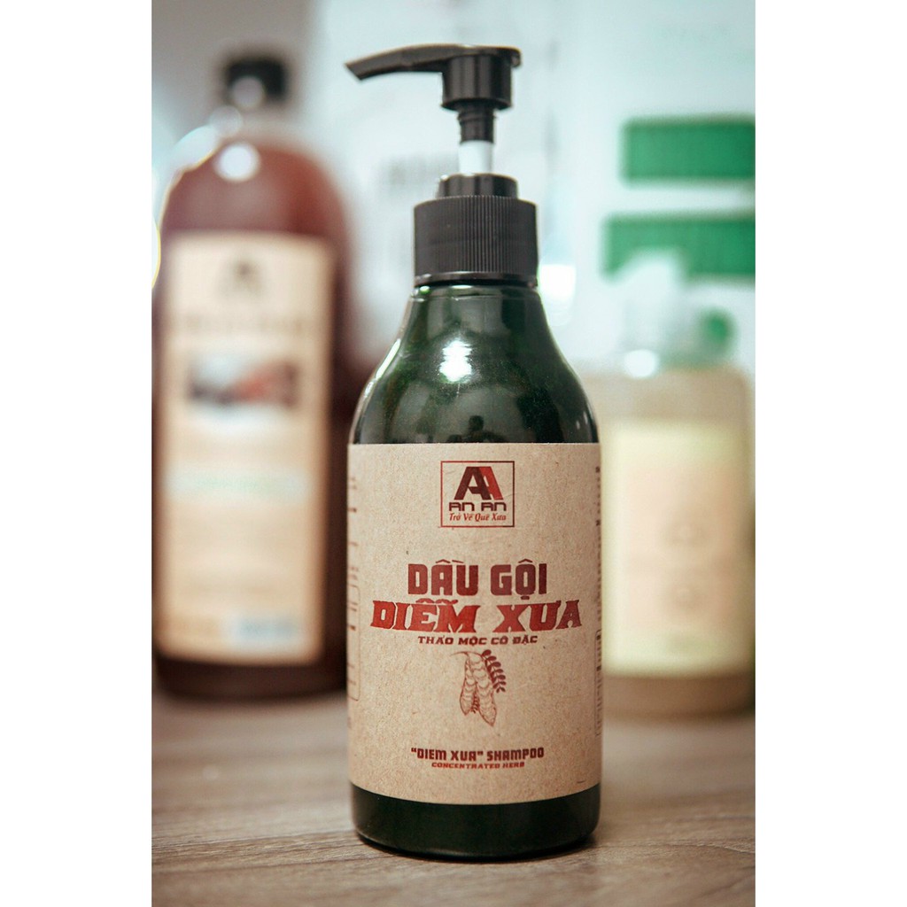 Dầu Gội Thảo Dược Diễm Xưa An An 300ml ☘ Thảo Mộc Thiên Nhiên ☘ Ngăn Rụng Tóc Hiệu Quả