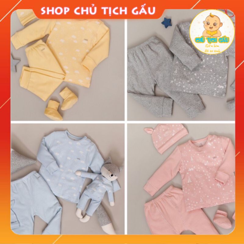 Bộ Nous cài vai dài tay quần dai