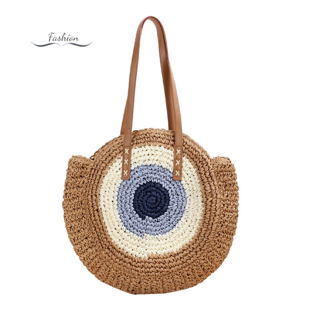 Túi Xách Đan Mây Dáng Tròn Thời Trang Nữ Tính