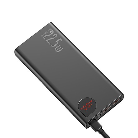 Pin dự phòng sạc nhanh Baseus Adaman màu đen