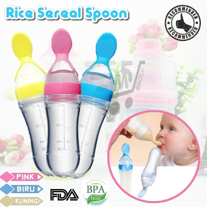 zavanese Bình thìa ăn dặm silicone 90 ML