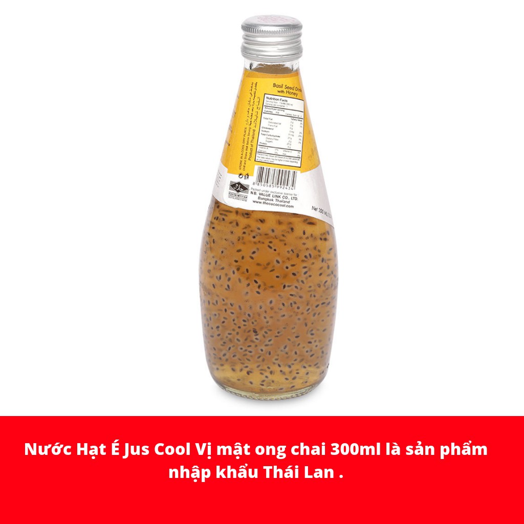 NƯỚC HẠT É JUS COOL VỊ MẬT ONG 300ML