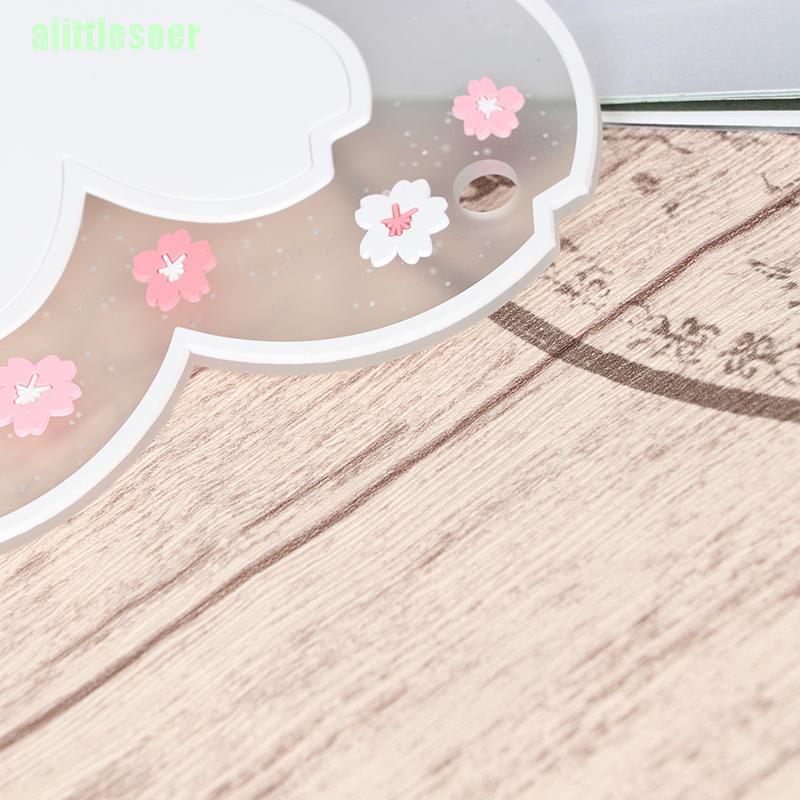 Đế Lót Ly Cách Nhiệt Chống Trượt Hình Hoa Anh Đào Xinh Xắn