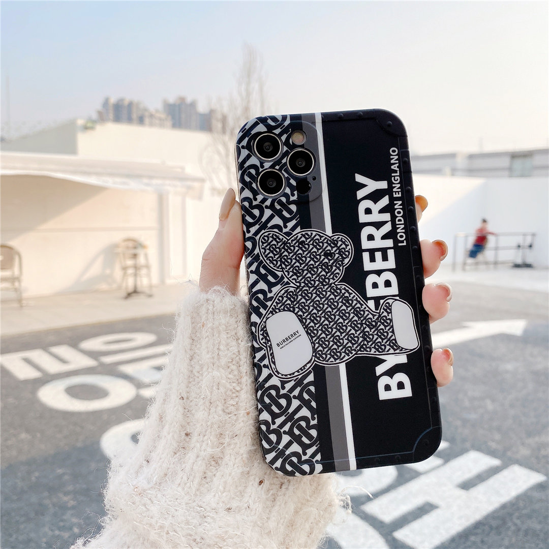 Ốp điện thoại bằng nhựa mềm hình gấu hoạt hình dễ thương cho iPhone12 mini 11 PRO MAX 7 / 8plus SE2020 X / XS XR XSMAX | BigBuy360 - bigbuy360.vn