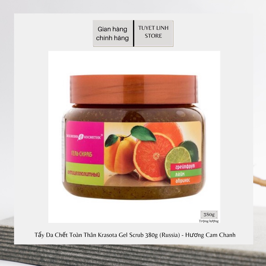 Tẩy Da Chết Toàn Thân Krasota Gel Scrub 380g