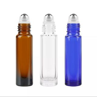 Combo 5 chai dầy bi lăn thép không gỉ 10ml chiết nước hoa tinh dầu