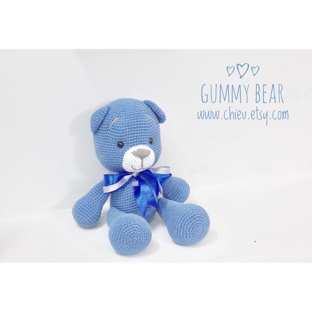 Gấu kẹo dẻo xanh 30cm GUMMY BEAR