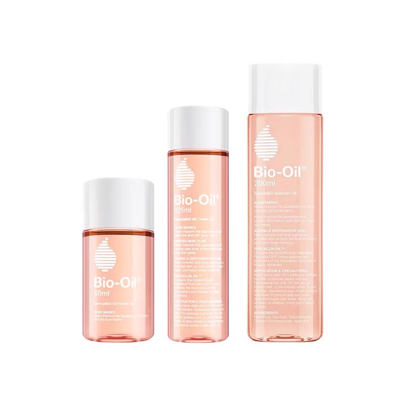 Bio Oil  125ml, 60ml, 200ml, Dầu Giảm Rạn Da, Mờ Sẹo Cho Bà Bầu Trước Và Sau Sinh, Nhập Khẩu Chính Hãng Anh