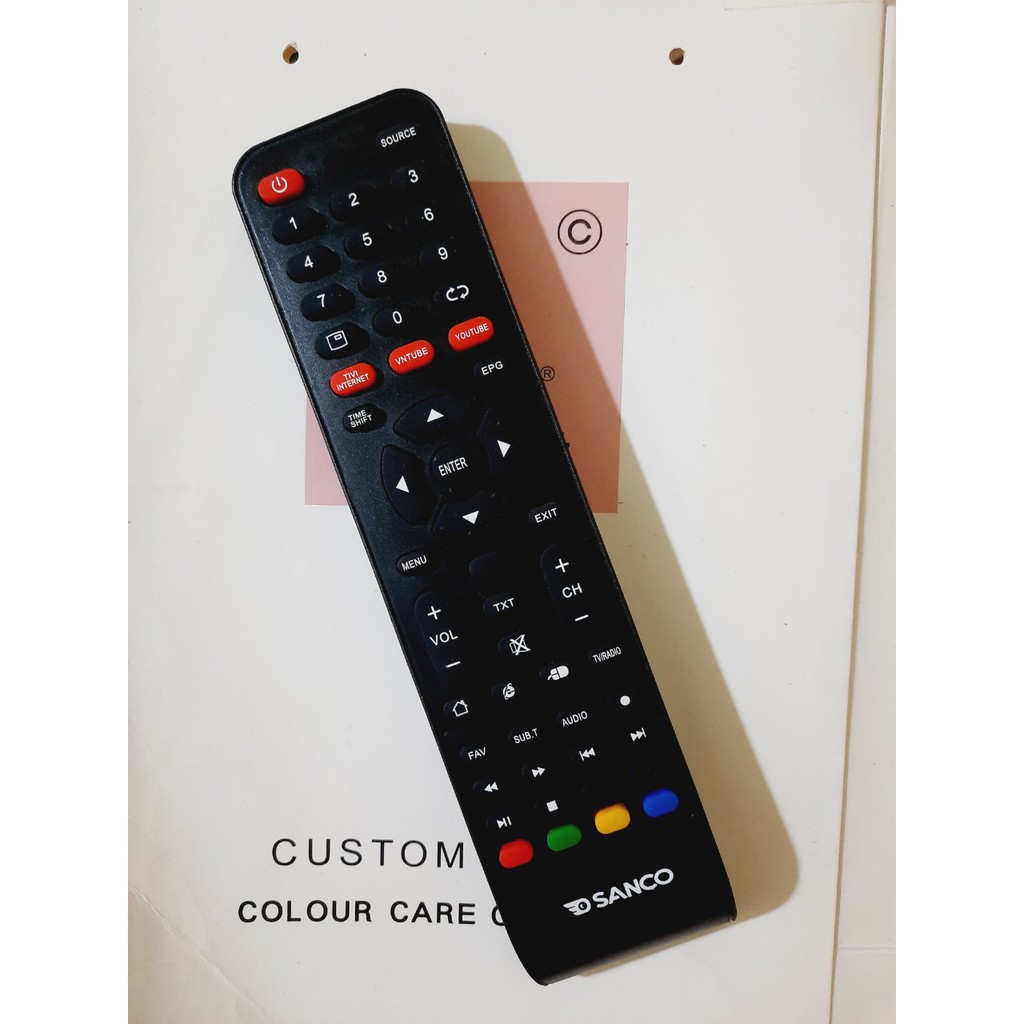 Remote Điều khiển tivi Sanco LED/LCD/Smart TV- Hàng chính hãng theo TV 100% Tặng kèm Pin