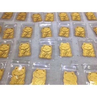 Mèo Thần Tài - Mèo Thần Tài Mạ Vàng - Mèo thần tài đút ví, ốp lưng, ipad, cầu tài - cầu lộc - cầu bình an.