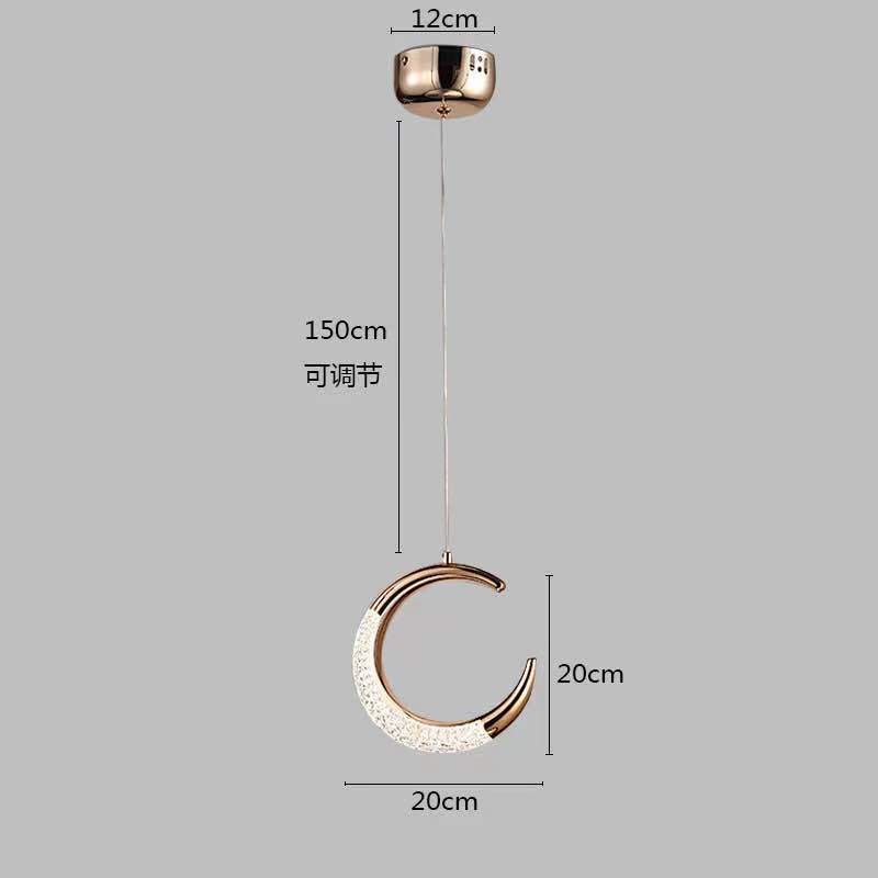 Đèn thả trần trăng khuyết DC330