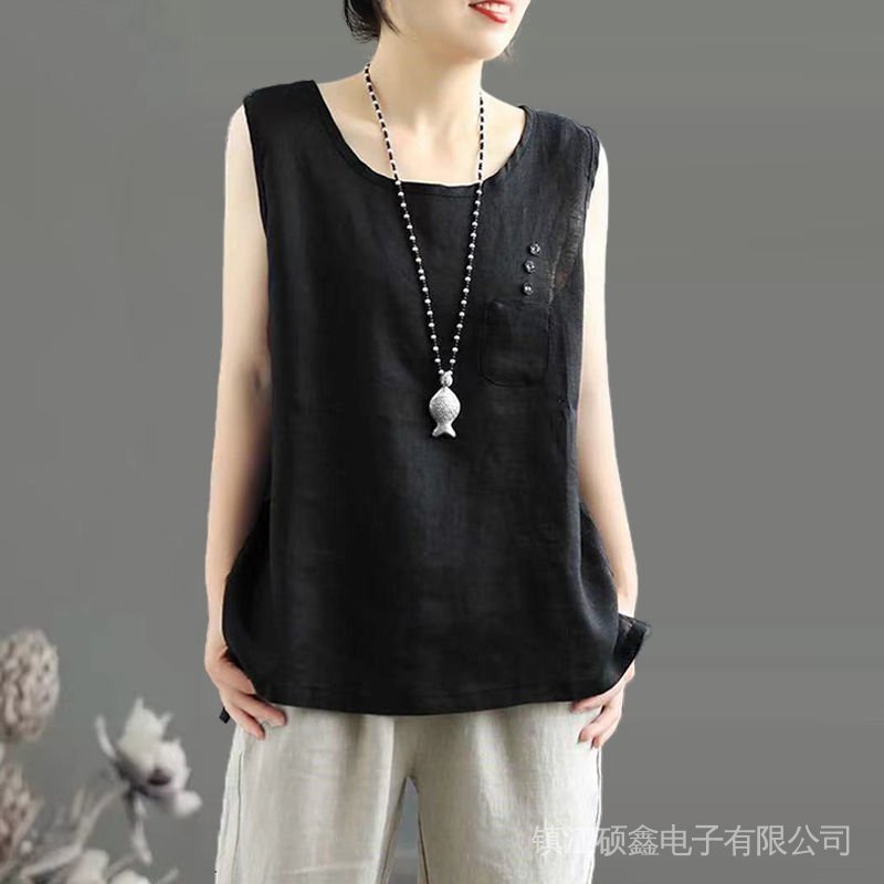 Áo Sát Nách 100% Cotton Form Rộng Mẫu Mới Dễ Phối Đồ Cho Nữ