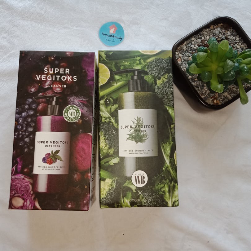 Sữa Rửa Mặt Sủi Bọt Khí &quot;3 in 1&quot; Byvibes Wonder Bath Super Vegitoks Cleanser - PURPLE