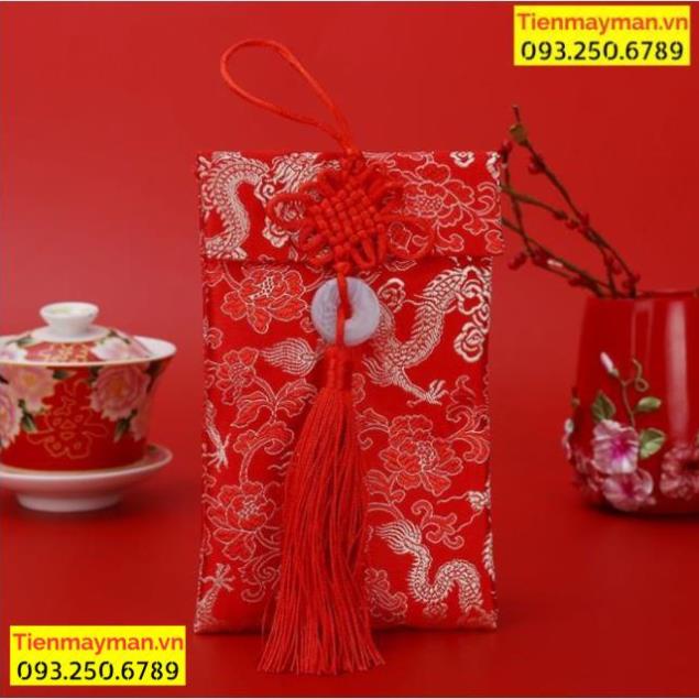 [TRỢ GIÁ TẾT] Bao Lì Xì Vải Gấm Nhiều Hoa Văn Cao Cấp Cưới Hỏi, Ngày Tết