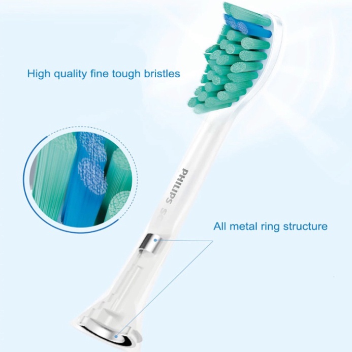 Đầu bàn chải đánh răng điện Philips Sonicare C2 HX9021 dùng cho HX3130, HX3120, HX3110, HX3216, HX3734, HX3714,HX6993,..
