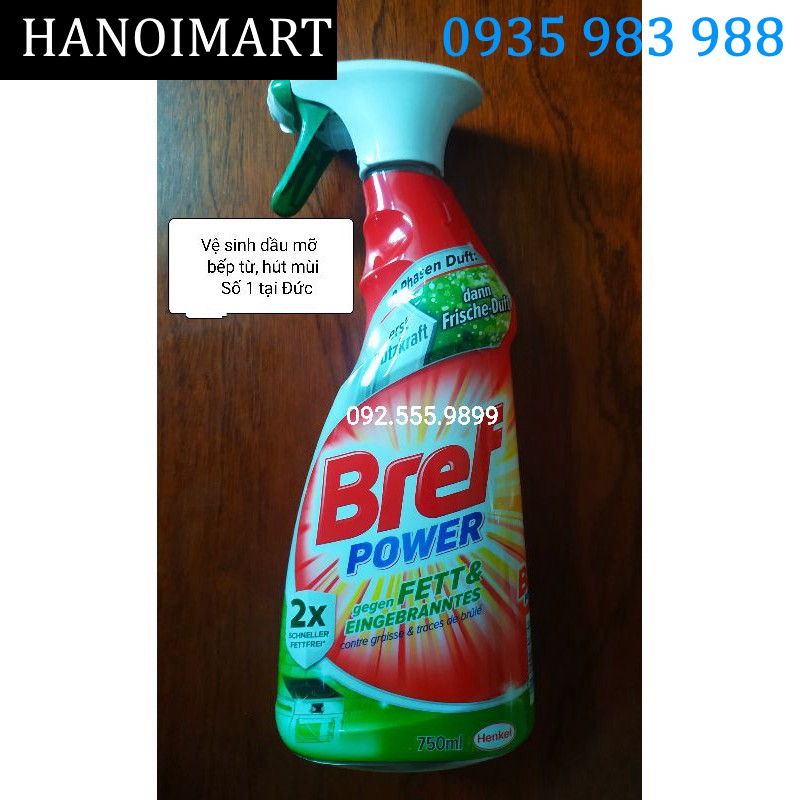 Vệ sinh bếp từ, bếp ga Bref giúp tẩy dầu mỡ, chất bẩn lâu ngày