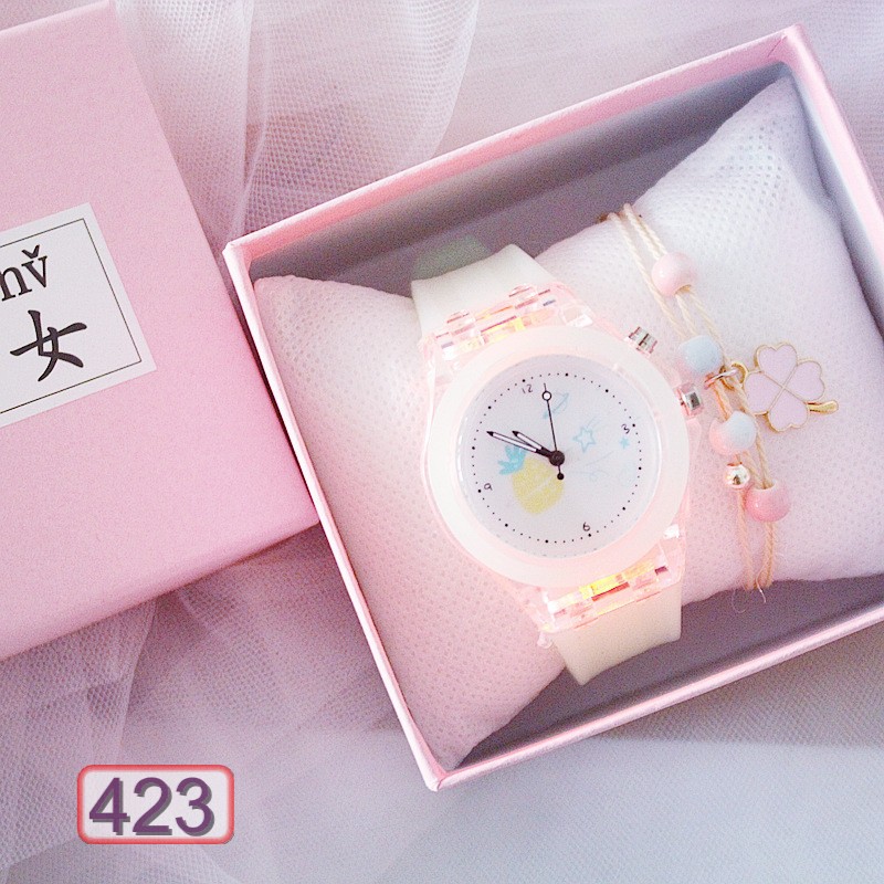 ĐỒNG HỒ NỮ HAZO 423 PHÁT SÁNG TRÁI CÂY DỄ THƯƠNG CỰC ĐẸP | BigBuy360 - bigbuy360.vn