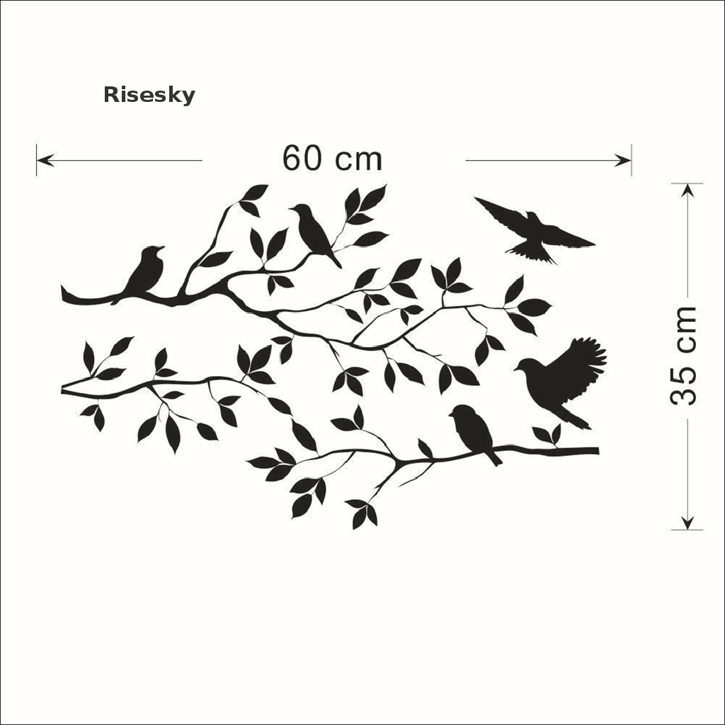 Decal dán tường Họa Tiết Hình Cái Cây Và Con Chim Dùng Trong Trang Trí Phòng Cho Trẻ NhỏBán Chạy