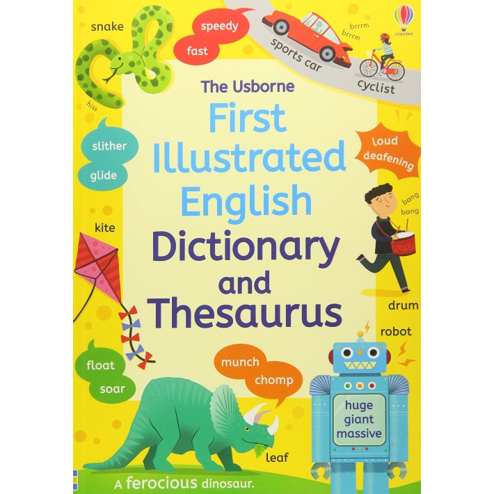 Sách: Anh: The Usborne Illustrated English Dictionary and Thesaurus