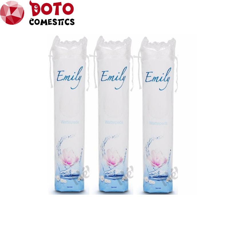 Bông Tẩy Trang Emily [GIÁ TỐT] 120 Miếng của Đức bông mền mịn không dính