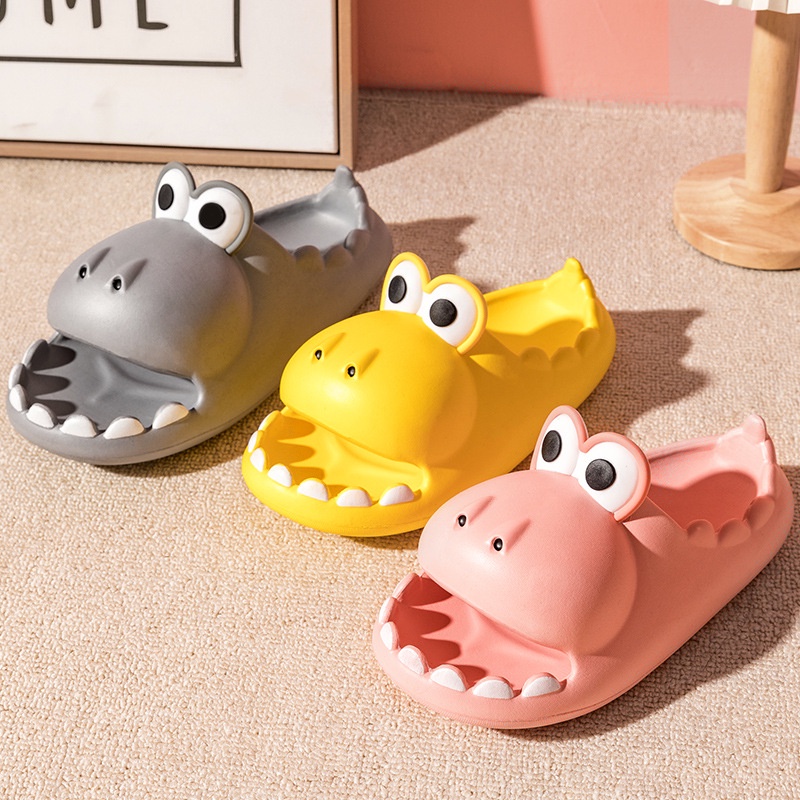 Dép EVA dép cá sấu dép crocs nữ Khủng Long Hoạt Hình Thời Trang Nữ dép cá sấu cho người lớn