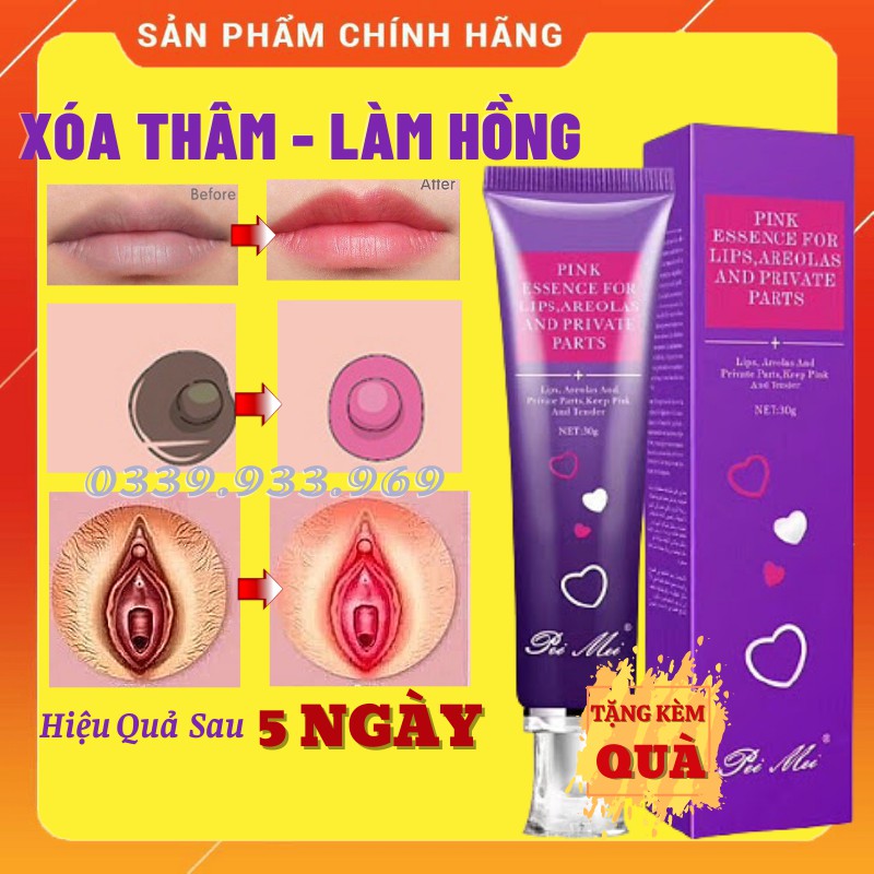 Chống Thâm Môi - Làm Hồng Môi, Làm Hồng Nhũ Hoa, Làm Hồng Vùng Kín PeiMei 30g