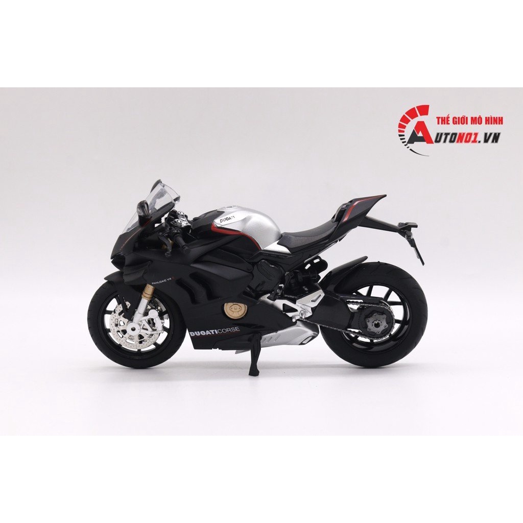 MÔ HÌNH DUCATI V4S BLACK 1:12 HUAYI ALLOY 7826