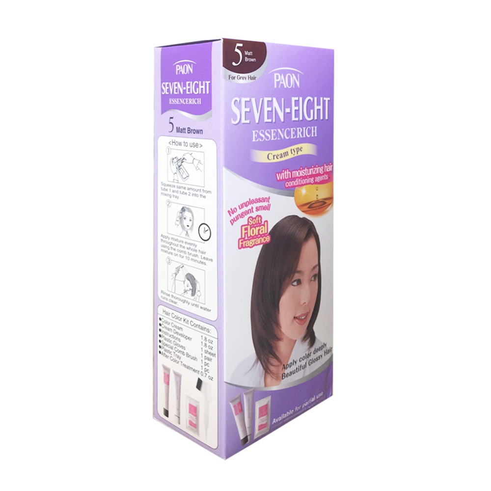 Nhuộm phủ bạc dưỡng chất Seven Eight số 5  Nhật Bản