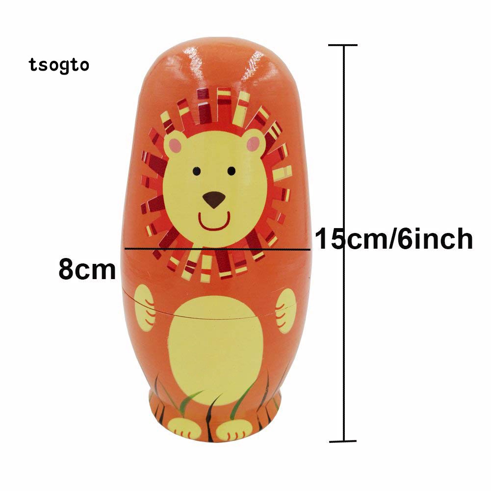 Bộ 5 Búp Bê Nga Matryoshka Bằng Gỗ