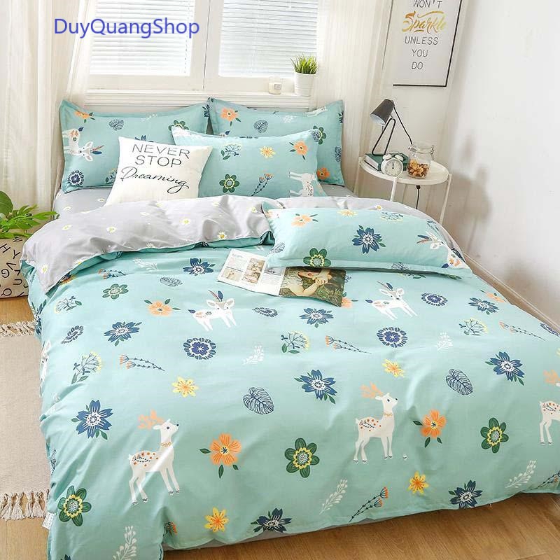 Cotton Poly Nhập Khẩu - Tuần Lộc Xanh SP001165