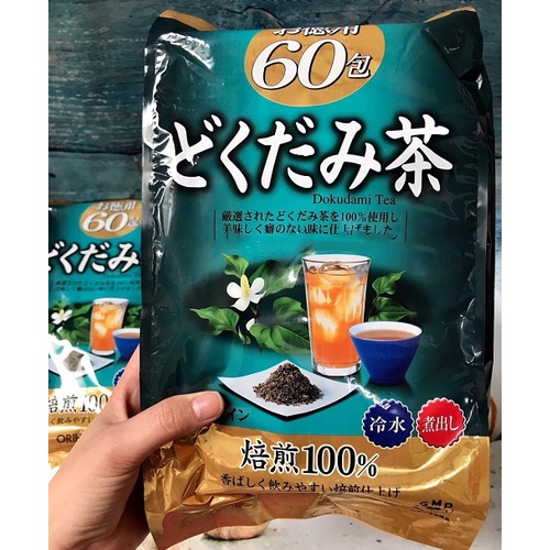 Trà diếp cá Orihiro 60 túi lọc Nhật Bản hỗ trợ thanh nhiệt thải độc giảm cân - Shop Viloet