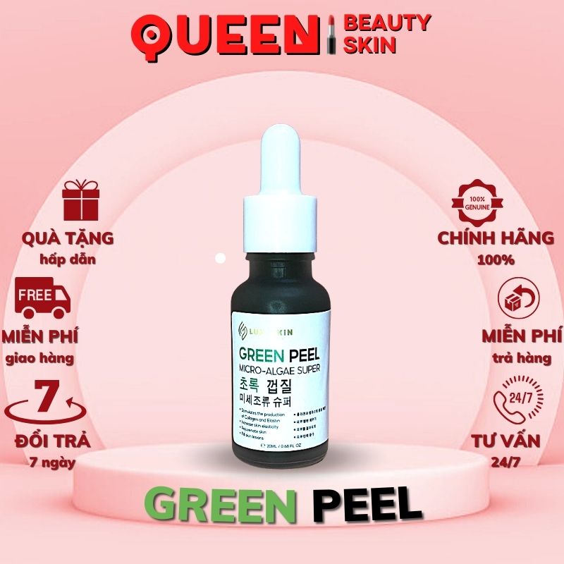 Vi tảo Peel da thay da sinh học tẩy tế bào chết nám tàn nhang ngừa mụn tái tạo da không sưng se khít lỗ chân lông AVIEWZ