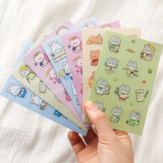 1 Miếng dán trang trí hình thú cưng đáng yêu