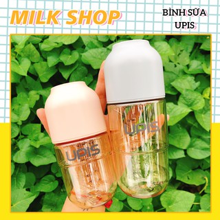 Bình sữa UPIS Hàn Quốc 180ml/260ml chính hãng (Hỗ trợ đổi núm)  - Bình sữa cho trẻ sơ sinh PPSU không BPA