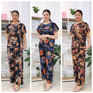 Bộ Đồ Trung Niên Lanh Nhung - Bộ đồ trung tuổi cho Bà cho Mẹ [ Video SP ]