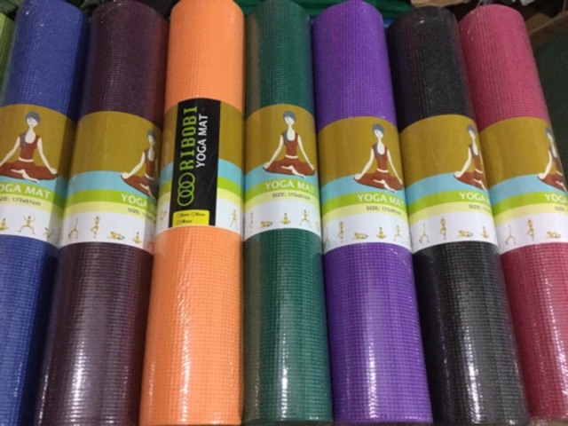 Thảm tập yoga Pvc dày 4mm made in Taiwan có túi đựng